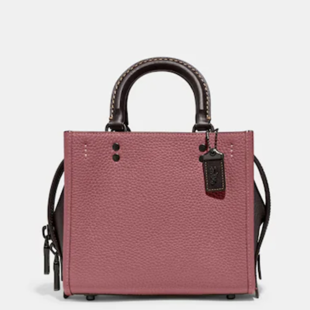 SOLD - Coach rogue 20 in colorblock regenerative leather new with tags